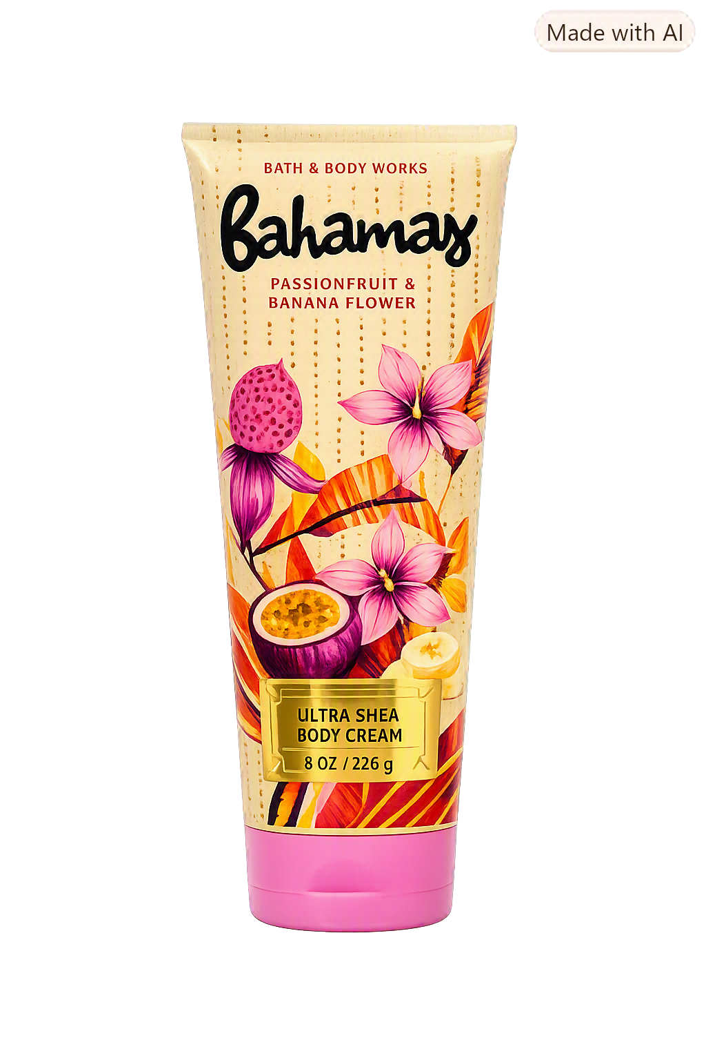 Body Cream Bahamas Passionfruit & Banana Flower 8 OZ